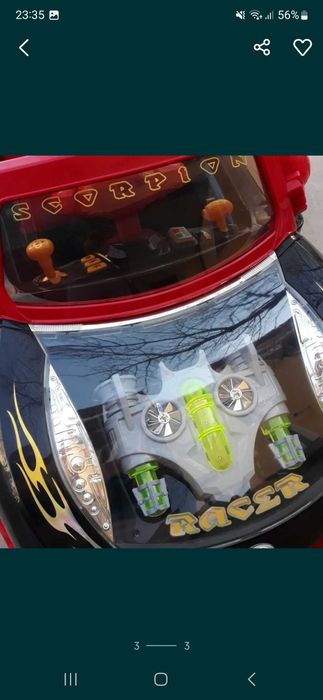 Детский электромашина с пультом управления. Рабочий.