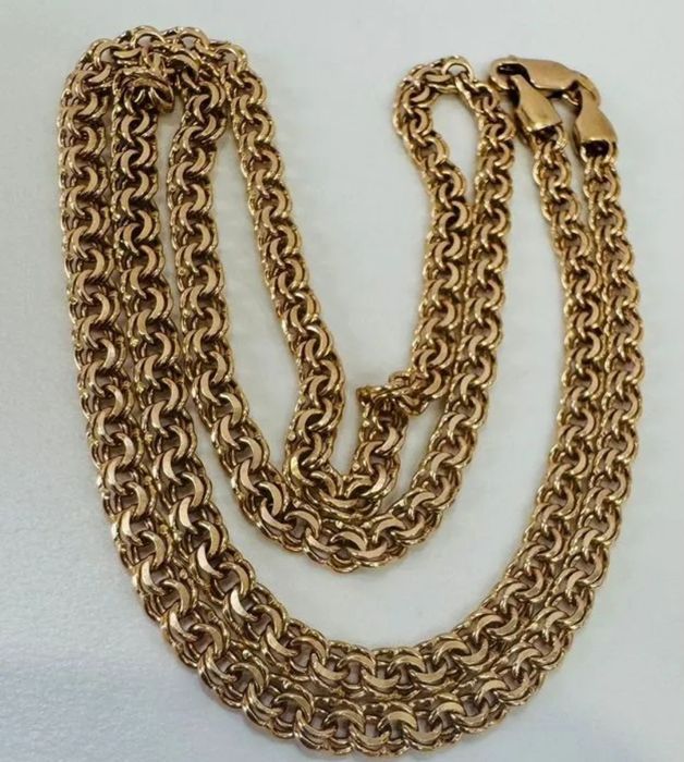 Золотая цепь 585пробы 43грамм Россия