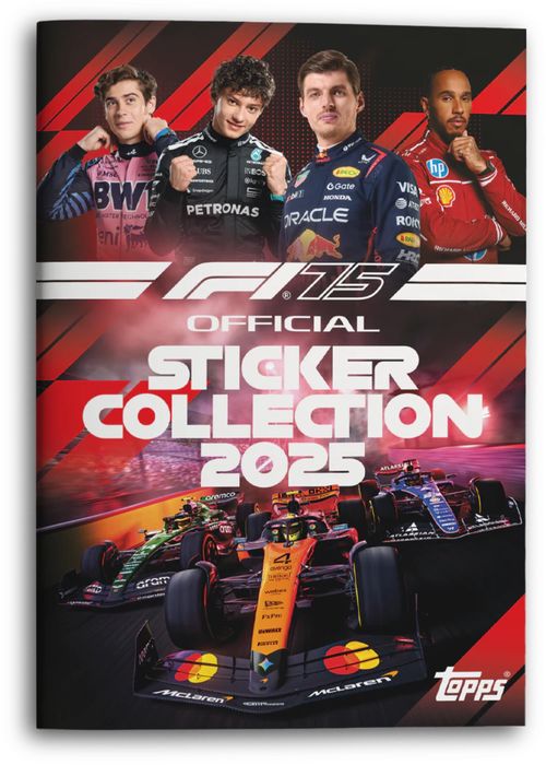 Журнал и карточки topps Formula 1