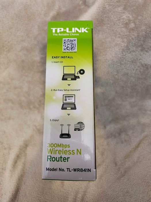 Router TP-Link TL-WR841N, 300Mbps Wireless N cu cutie originală și documentație completă