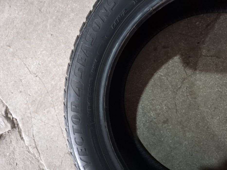 4 Всесезонни гуми Goodyear 215/55/18 ДОТ23 7мм