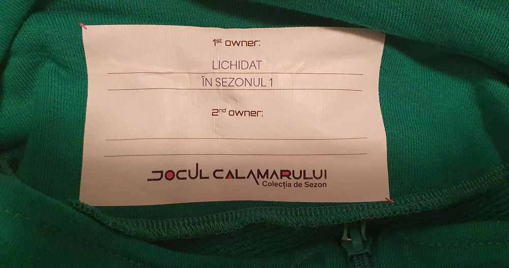 Trening  "Squid Game" "Jocul Calamarului"Cu Pete De "Sânge" Player 4