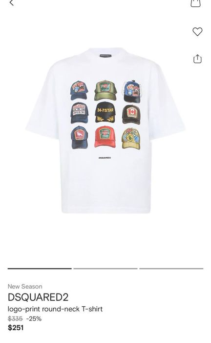 Мъжка тениска Dsquared