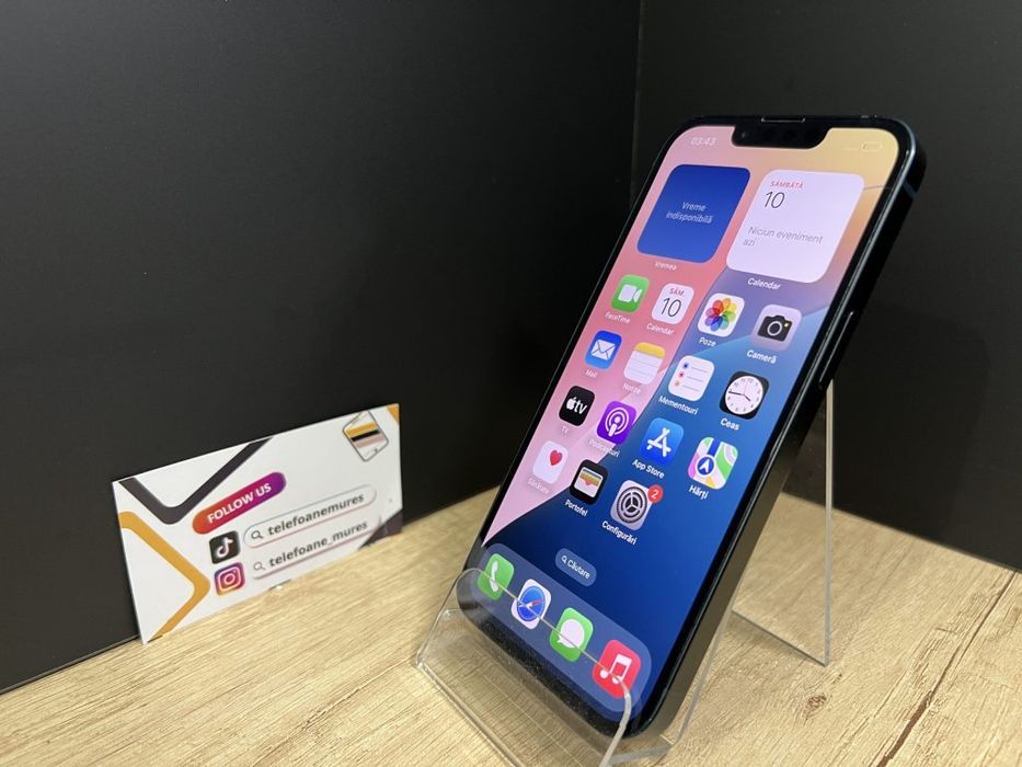 iPhone 14 256Gb Midnight Second-Hand Satisfăcător 3 ani garanție, Tele