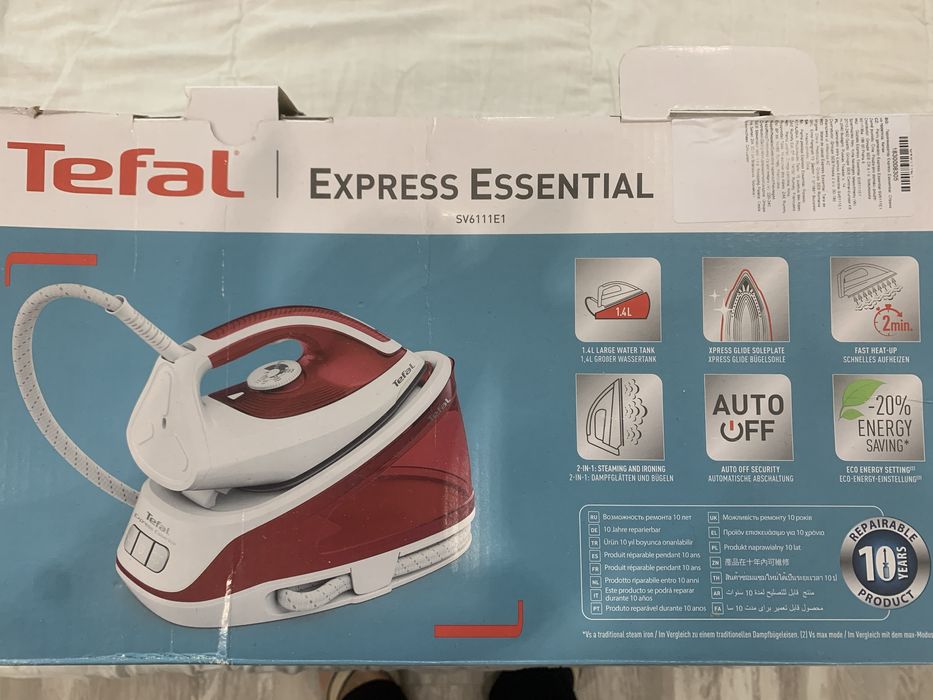 Продавам нов мощен парогенератор TEFAL,
