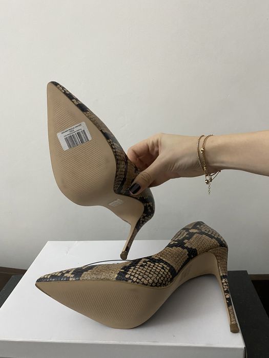 Pantofi Steve Madden piele-sarpe