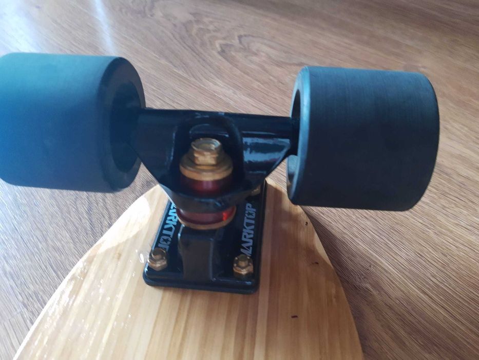 Penny board Portabil, PU, ABEC-9, Bambus, Cruiser, produs utilizat