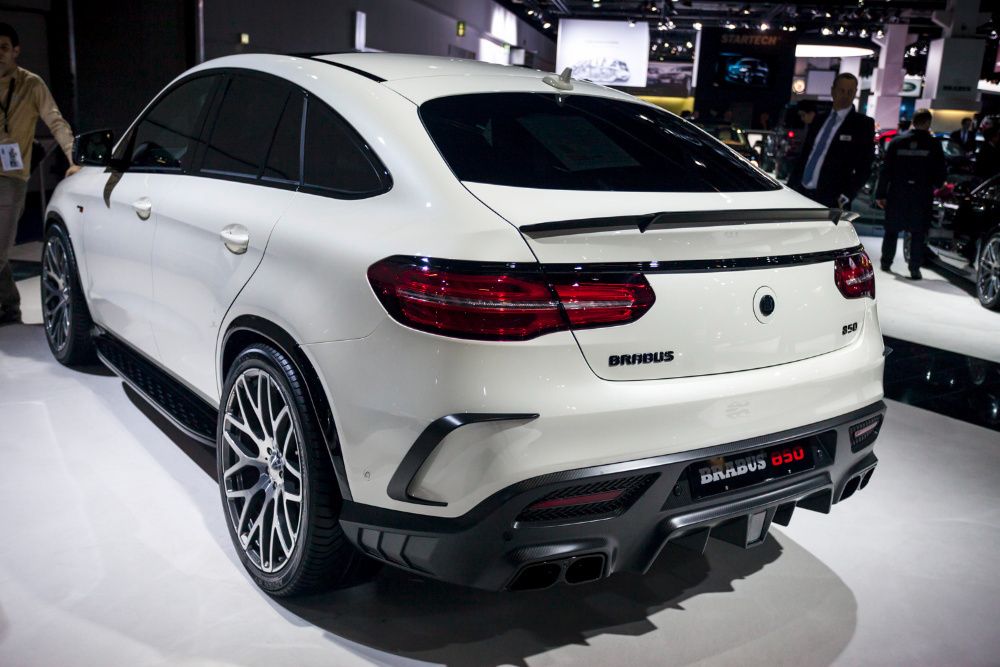 Карбон добавки към задна броня за GLE Coupe AMG C292