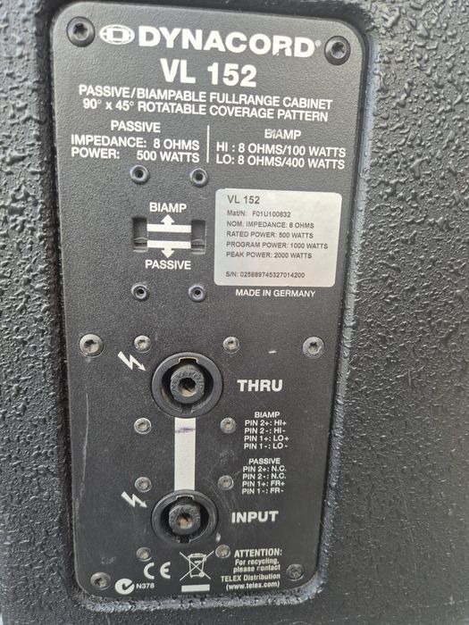 Dynacord Vl152 originale