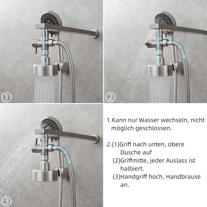 Accesorii robineti, deviator, furtun, diverter, 70% REDUCERE