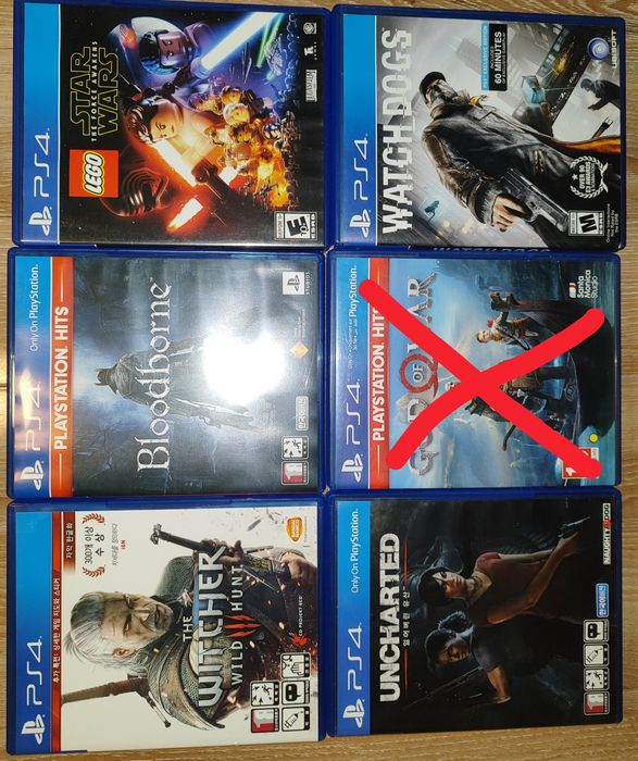 Игры для ps4 watch dogs,uncharted, Bloodborne, Witcher,star wars