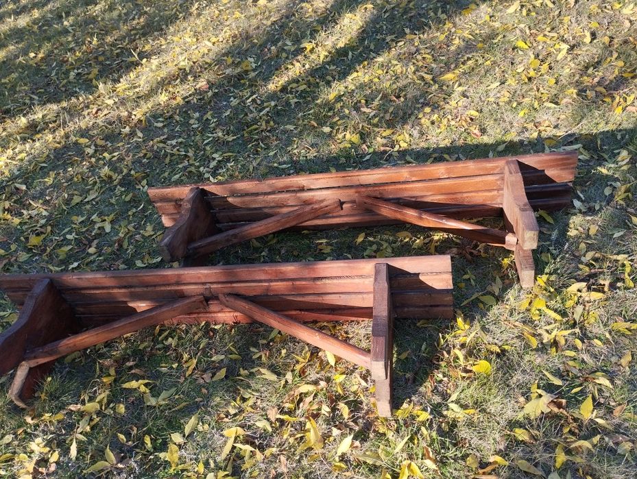 Дървени градински пейки
