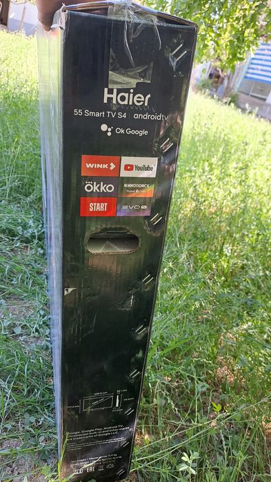 Новый телевизор haier 55 smart tv s4. HQLED 55. Жап жаңа. 290 мың