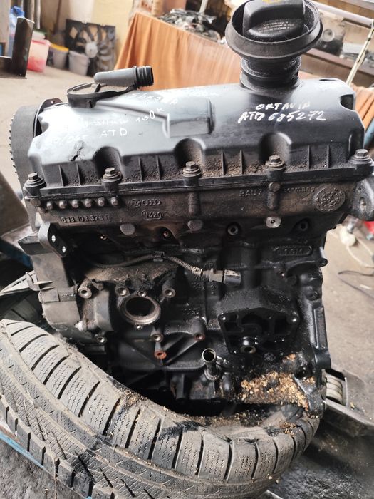 Двигател Shkoda Oktavia 1.9 TDI 00/06г ATD 74kw,100k