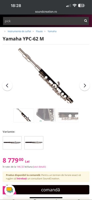 Piculina Yamaha YPC-62 M