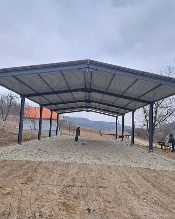 Hale metalice structurii complete
Lățime lungime și h 
5x20x4
6x20x4
8x20x4
10x20x4
12x20x4
14x20x4
16x20x4
18x30x4
20x50x4
Structurile sunt confecțio