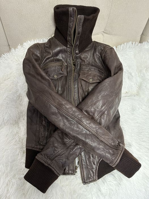 Geaca de piele femei Stradivarius