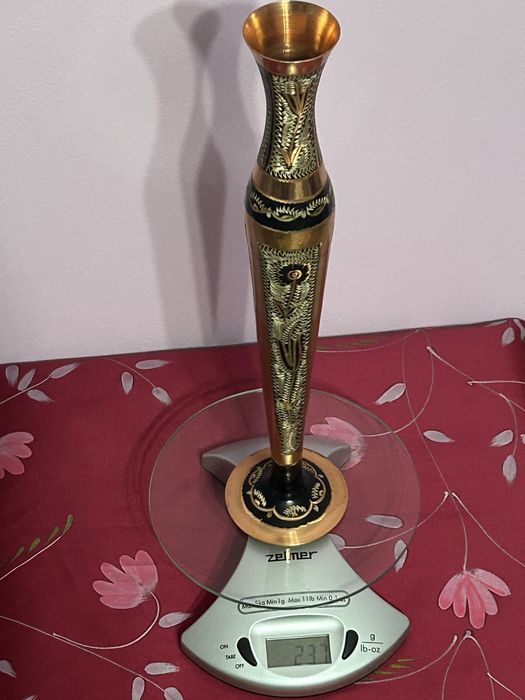 Vază turcească din cupru – gravată