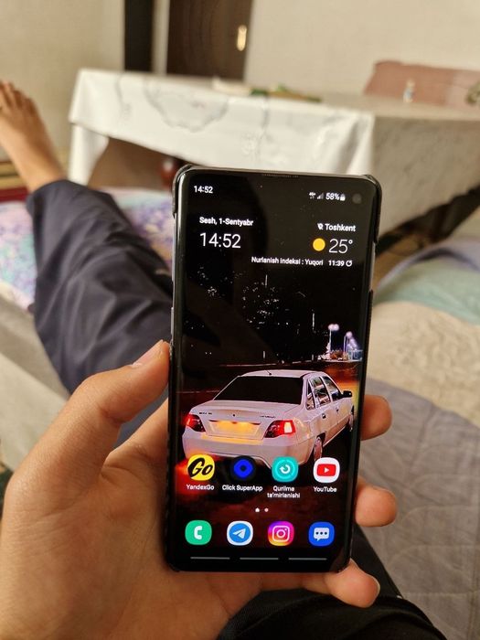 Galaxy S10 8/128gb vietnam ideal holatda 10/10