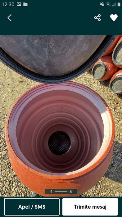 Butoaie din plastic foarte groase de 220 litrii preț.100 lei alimentar