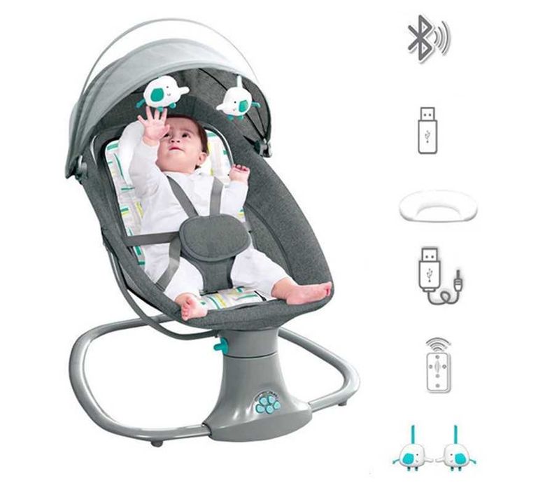 Три в одном детская кроватка-качалка электрическая автоматическая