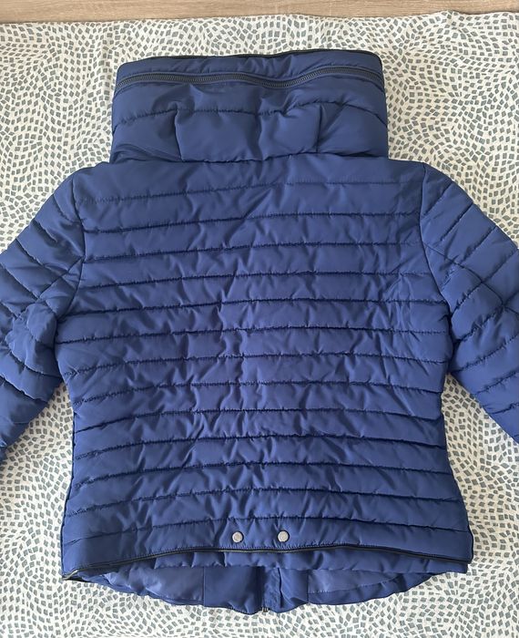 Тъмно  синьо зимно яке ZARA