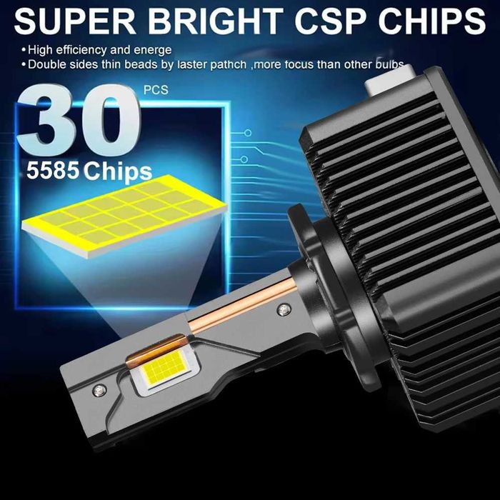 LED Крушки D1S   D3S + 300 %
