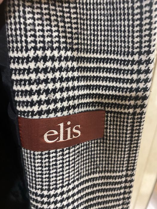 Пальто клетка россия шерсть