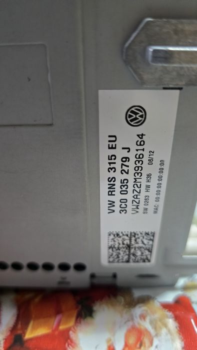 RNS 315 Passat b6 b7 cc golf touran caddy cu modul bluetooth