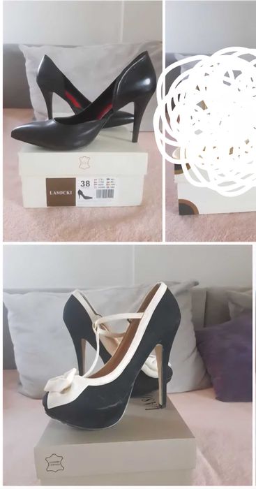 Pantofi şi sandale cu toc abia purtați