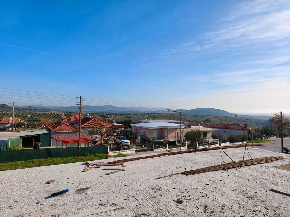 Продава нова 2 ет сграда 81м2 с вълшебна гледка море в Офринио, Гърция