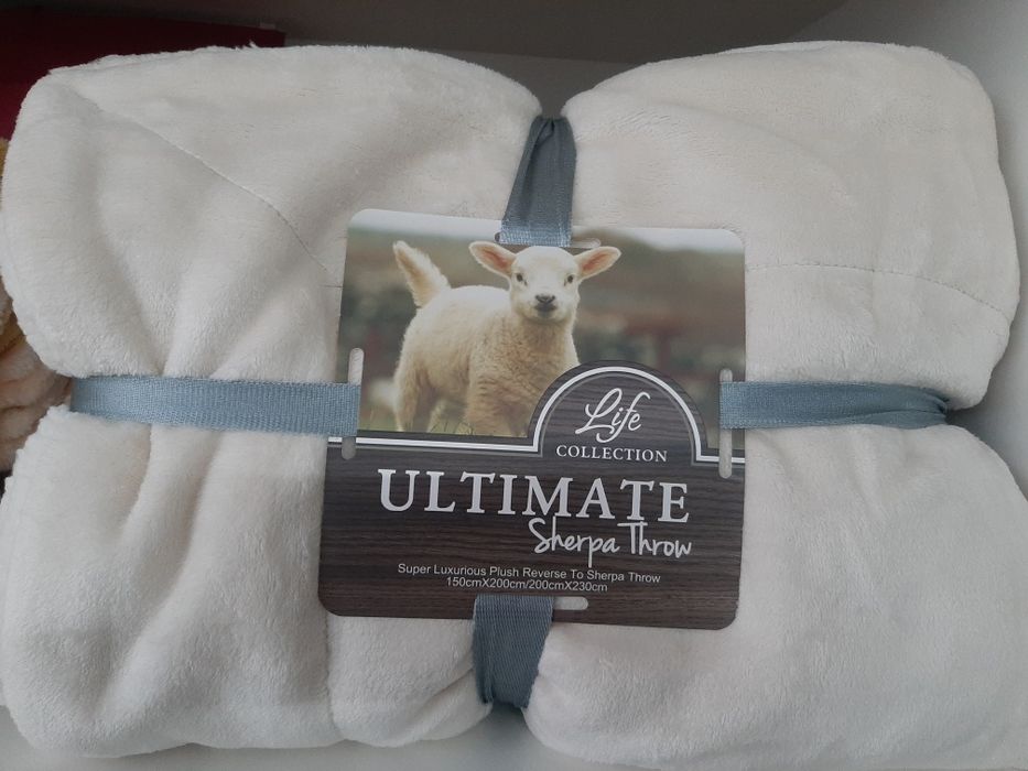 Плед  барашка  двух старонный