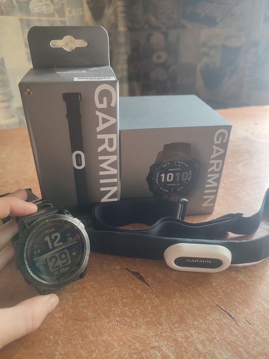 Часы Fenix 7x Sapphire Solar + антенна