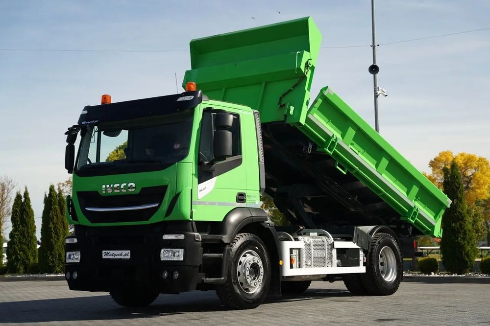 Iveco STRALIS 360 / 4x2 / BASCULANTĂ - 4,9 M / OBLON SPATE HIDRAULIC / ANVELOPE NOI (PROFIL 100%) / EURO 6