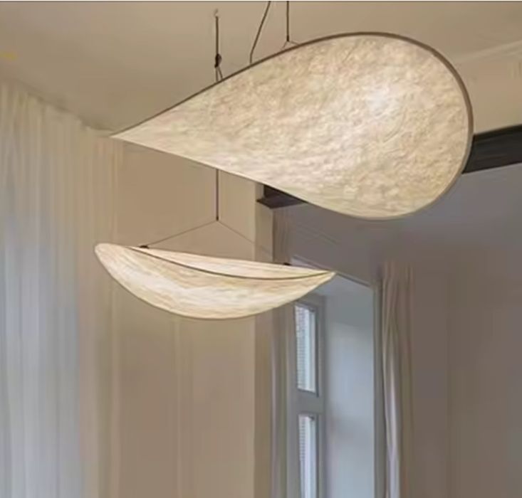 Люстра из перерботанного материала