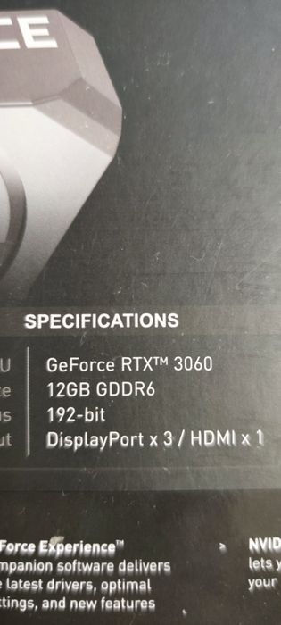 Placă video Geforce RTX 3060