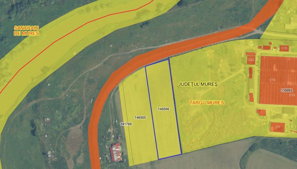 De vanzare 7400m2 teren extravilan Targu Mures