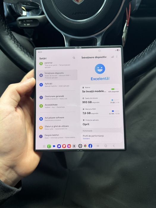 Samsung Z Fold6 editia Carbon 1 TB memorie