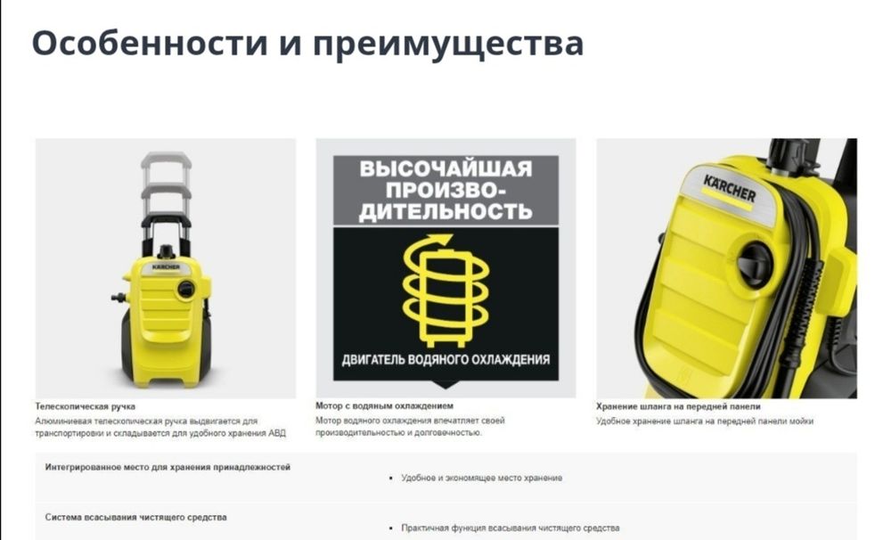 Karcher высокого давления мини мойка