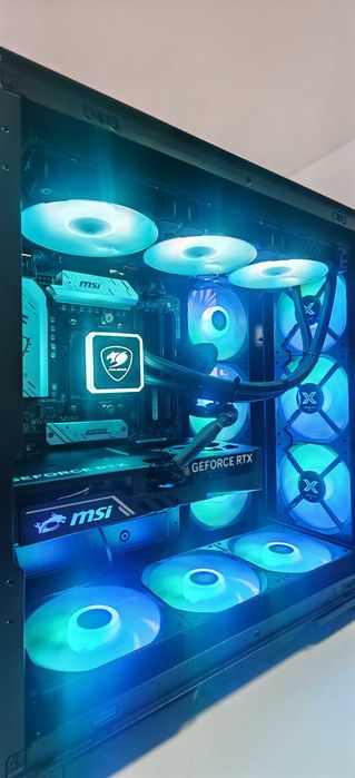 Супер Геймърско PC Ryzen 5 9600X/32Gb 6000 Kingston/1TB SSD/MSI RTX 5060/WiFi&BT/Гаранция
