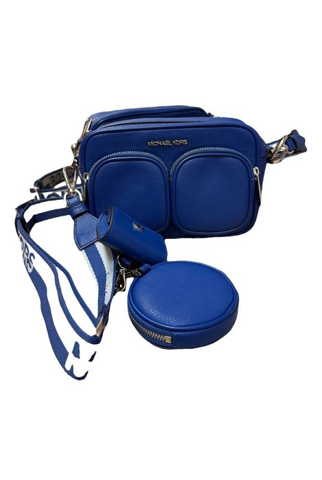 Синя чанта Michael Kors