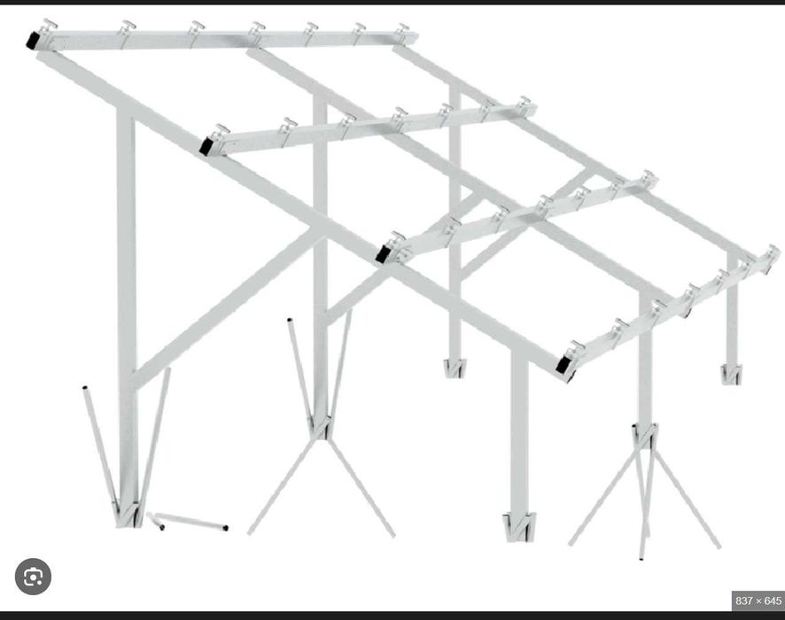 Конструкция за соларни панели – 10 бр. | 1400 € | Наземна