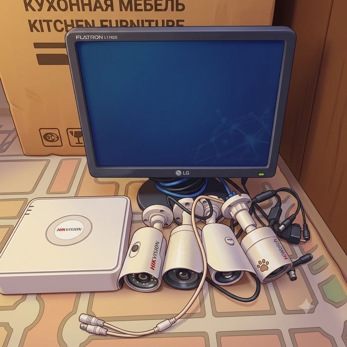 Камера бу С монитором