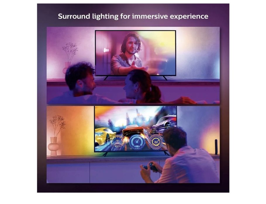 Смарт LED RGB Лента PHILIPS ! За 65 инча TV