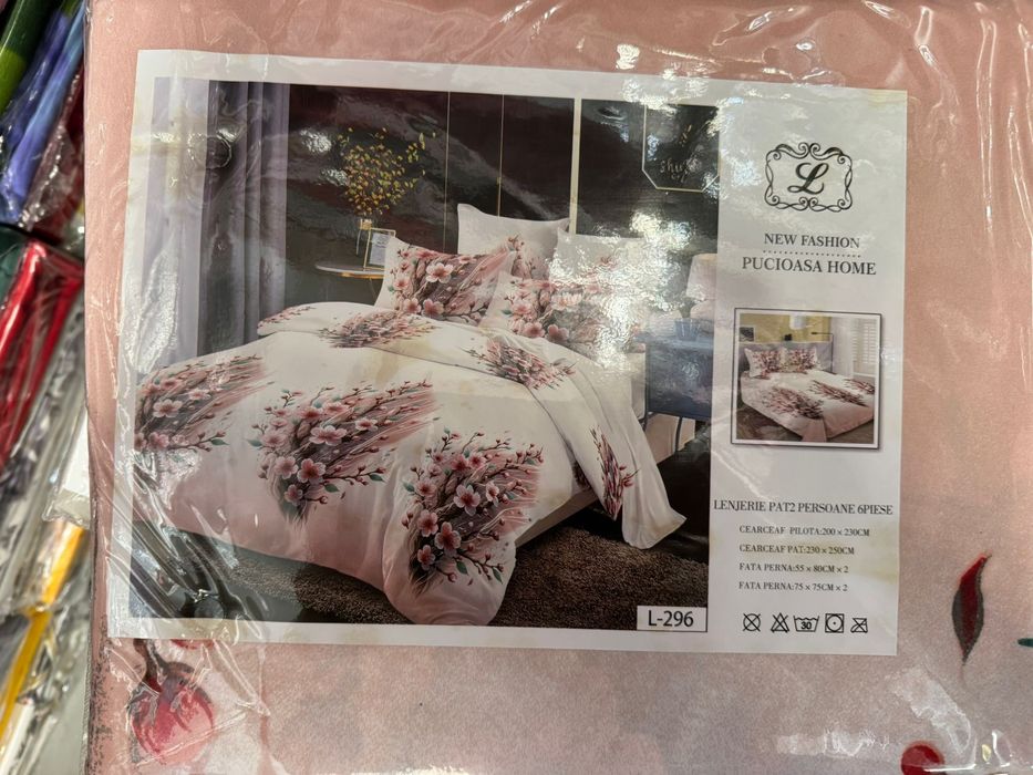 Lenjerie Casa Pucioasa Bumbac Finet