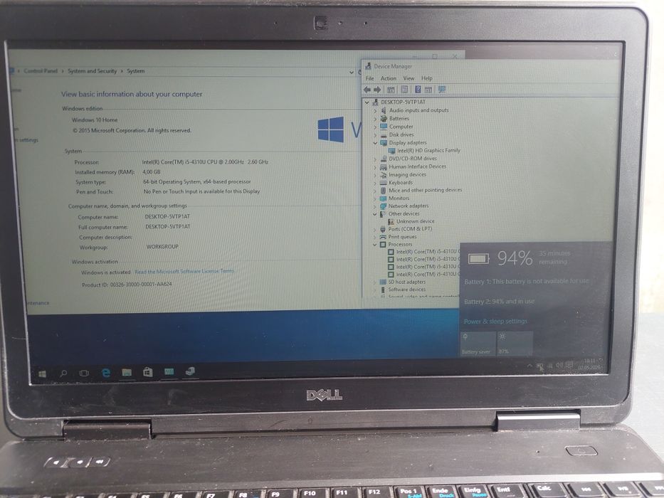 Laptop Dell Latitude i5