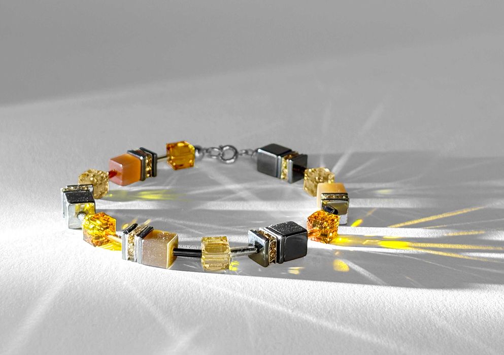 гривни от мъниста куб котешко око кристави сваровски swarovski - опции