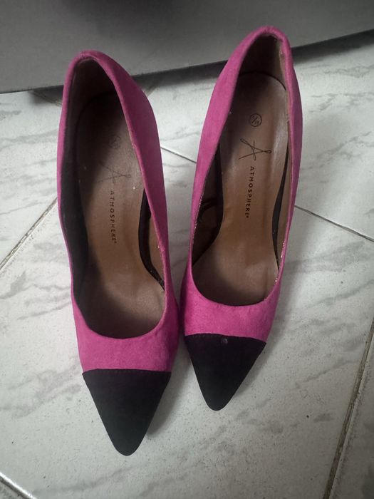Розови обувки на ток Atmosphere и Zara