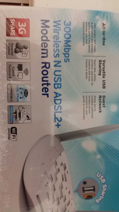 TP-LINK Modem Router Wireless N USB ADSL2+
