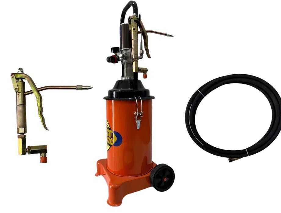 Нагнетатель консистентной смазки с пневмоприводом 12L